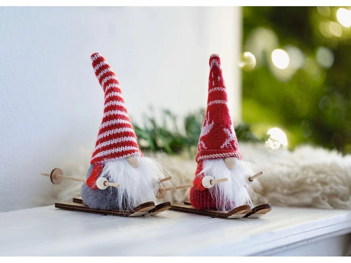 Gnome 'Slidinėjimo kelionė', 2 vnt. Gnome 'Slidinėjimo kelionė', 2 vnt.