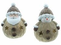 LED figūrėlės 'Žiemos draugai', 2 vnt. 1 LED figūrėlės 'Žiemos draugai', 2 vnt. 1