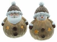 LED figūrėlės 'Žiemos draugai', 2 vnt. 4 LED figūrėlės 'Žiemos draugai', 2 vnt. 4