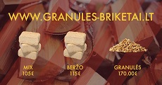 granules briketai