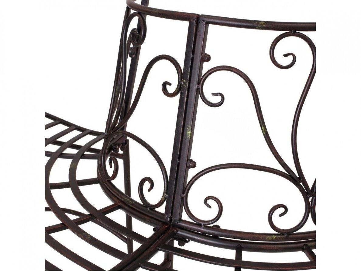 Metalinis suolas "Puslankis", 1 vnt. 6 Metalinis suolas "Puslankis", 1 vnt. 6
