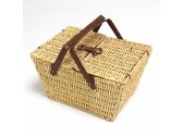 Medaus spalvos pikniko krepšys