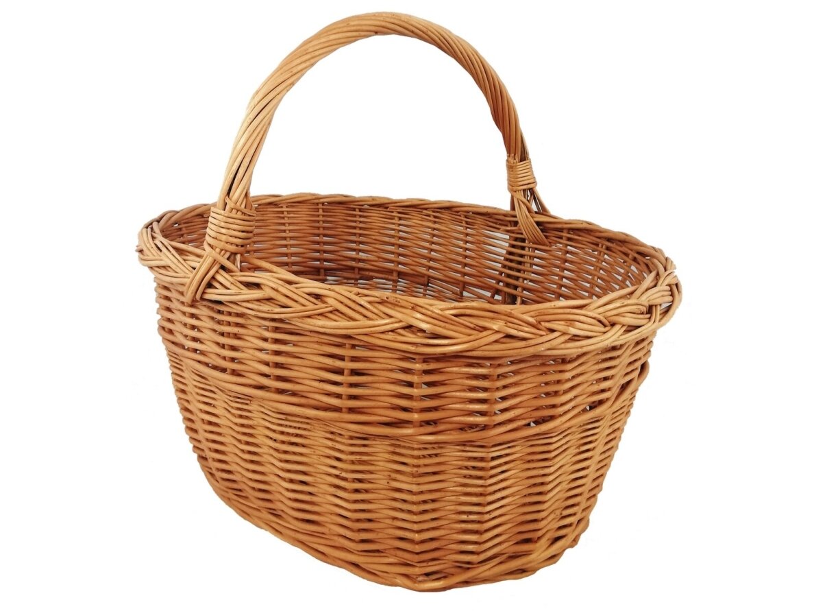Pintas pirkinių krepšelis, grybavimui 46 cm Pintas pirkinių krepšelis, grybavimui 46 cm